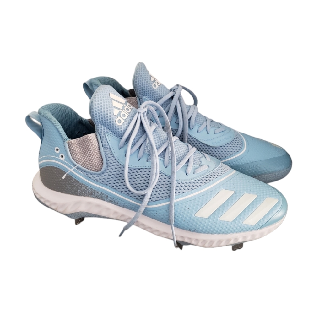 Adidas Icon V Bounce Baseball Metal Cleats Men's Size 13.5 NWT Blue NEW